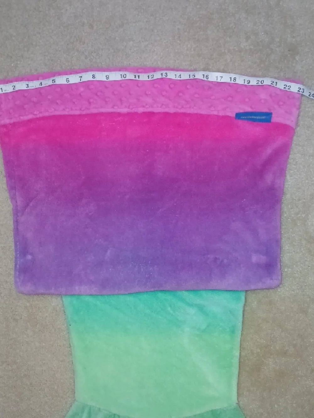 Blankie Tails Mermaid Tail Fleece Blanket